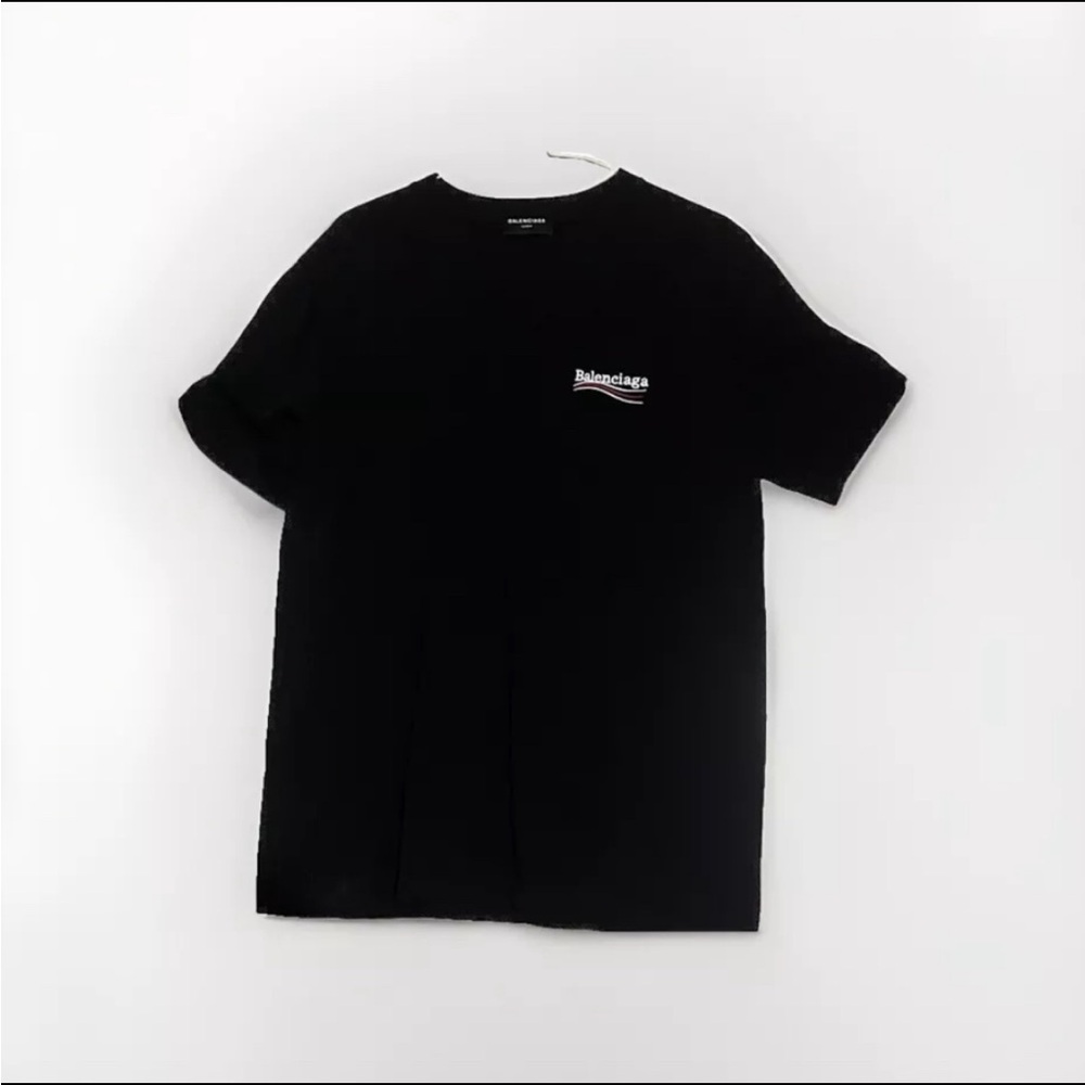 Balenciaga Men's Black T-Shirt